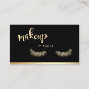 Carte De Visite Cadre Elégant pour Fille moderne, Lashes Parties s