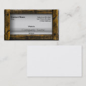 Carte De Visite Cadre en bois (Devant / Derrière)