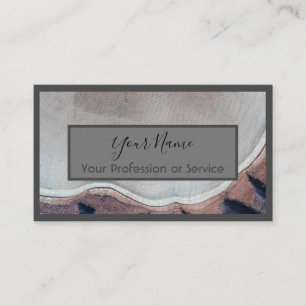 Carte De Visite Cadre en bois pour design d'intérieur et menuiseri