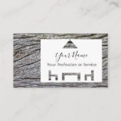 Carte De Visite Cadre en bois pour design d'intérieur et mobilier  (Devant)