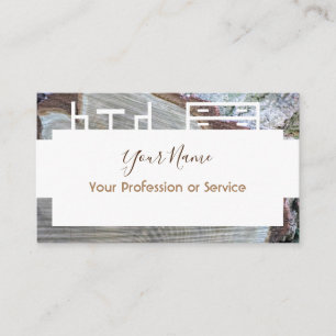 Carte De Visite Cadre en bois pour l'intérieur et le mobilier!