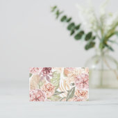 Carte De Visite Cadre Floral (Debout devant)