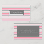 Carte De Visite Cadre Gris Design Professionnel Moderne, Gris (Devant / Derrière)