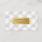 Carte De Visite Cadre métal or | Arrière - plan non compressé (Dos)