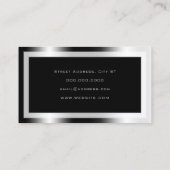 Carte De Visite Cadre métallique luxueux (Dos)