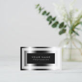 Carte De Visite Cadre métallique luxueux (Debout devant)