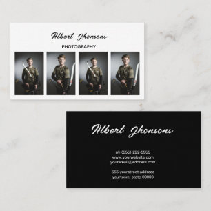 Carte De Visite Cadre monochrome Photographie simple