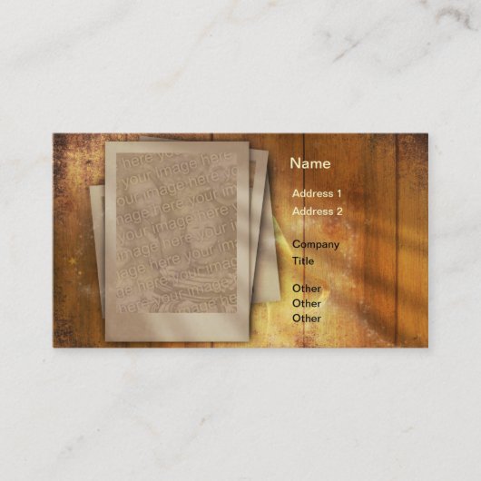 Carte De Visite Cadre photo (Devant)