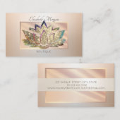 Carte De Visite Cadre professionnel moderne élégant, Parties scint (Devant / Derrière)