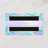 Carte De Visite Cadre professionnel moderne, Holographie de bande (Dos)