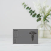 Carte De Visite Caducée (Debout devant)