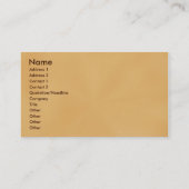 Carte De Visite Café (Dos)