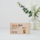 Carte De Visite Café (Debout devant)