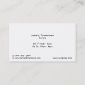 Carte De Visite Café (Dos)