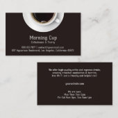 Carte de visite café (Devant / Derrière)
