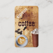 carte de visite café (Devant)