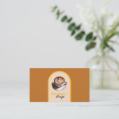 Carte De Visite Café (Debout devant)