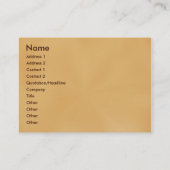 Carte De Visite Café (Dos)