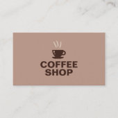 Carte De Visite Café (Devant)