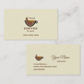 Carte De Visite Café (Devant / Derrière)