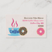 Carte De Visite Café (Devant)