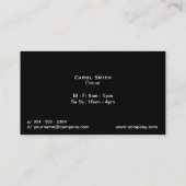 Carte De Visite Café (Dos)