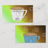 Carte De Visite Café (Devant / Derrière)