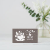 carte de visite café (Debout devant)