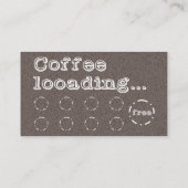 carte de visite café (Dos)