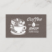 carte de visite café (Devant)
