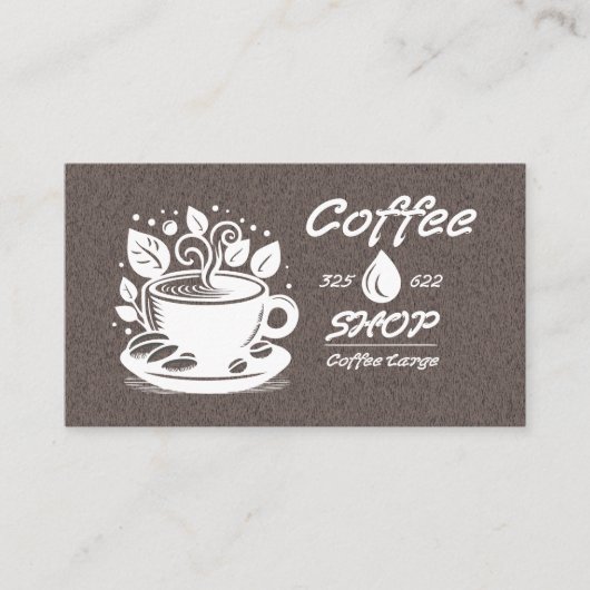 carte de visite café (Devant)