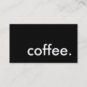 Carte De Visite café.