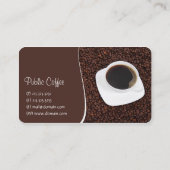 Carte De Visite Café (Dos)