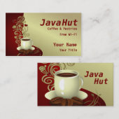 Carte De Visite Café (Devant / Derrière)