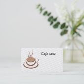 Carte De Visite Café (Debout devant)