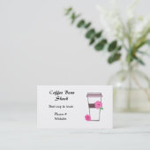 Carte De Visite Café à Emporter (Debout devant)