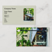 Carte De Visite Café Albany NY (Devant / Derrière)