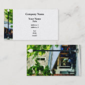 Carte De Visite Café Albany NY (Devant / Derrière)