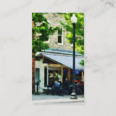 Carte De Visite Café Albany NY (Dos)