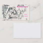 Carte De Visite Café avec dessin plante (Devant / Derrière)