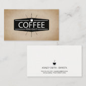 Carte De Visite Café | Barista (Devant / Derrière)