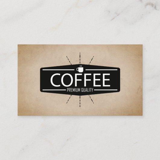 Carte De Visite Café | Barista (Devant)