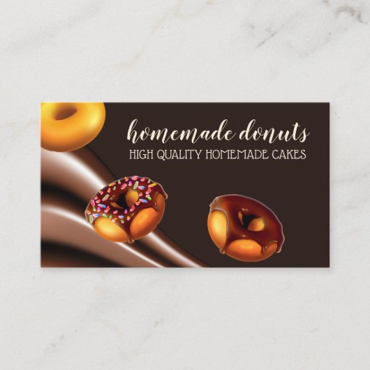 Carte De Visite Café boulangerie Doughnut (Devant)