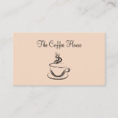 Carte De Visite Café branché (Devant)
