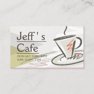 Carte De Visite Café / Café