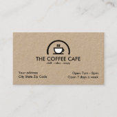 Carte De Visite Café Café Café (Devant)