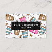 Carte De Visite Café, Café, Café, Barista, Café (Devant)