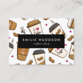 Carte De Visite Café, Café, Café, Barista, Café (Devant)