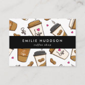 Carte De Visite Café, Café, Café, Barista, Café (Devant)