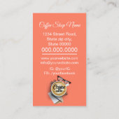 Carte De Visite Café/Café/Café/Café (Dos)